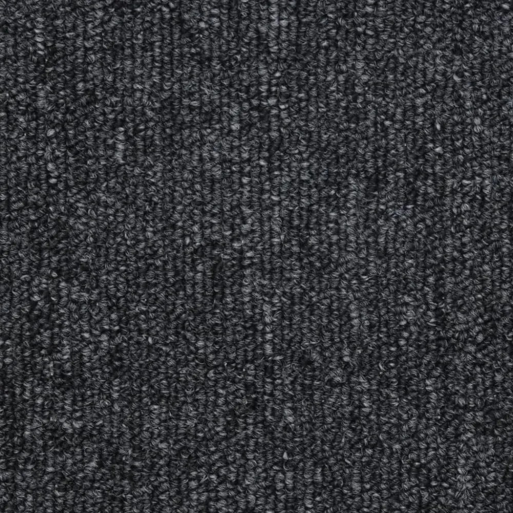 15 darab antracitszürke lépcsőszőnyeg 65 x 24 x 4 cm