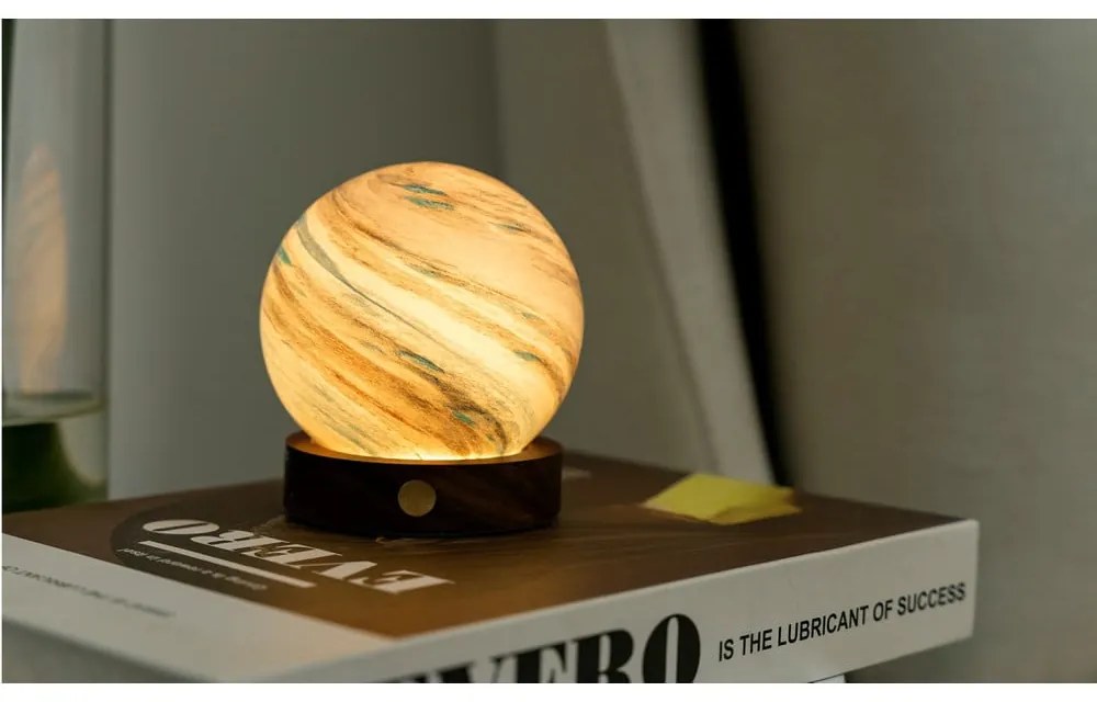 Barna-sötét natúr színű USB fénydekoráció ø 8 cm Polar Cloud – Gingko