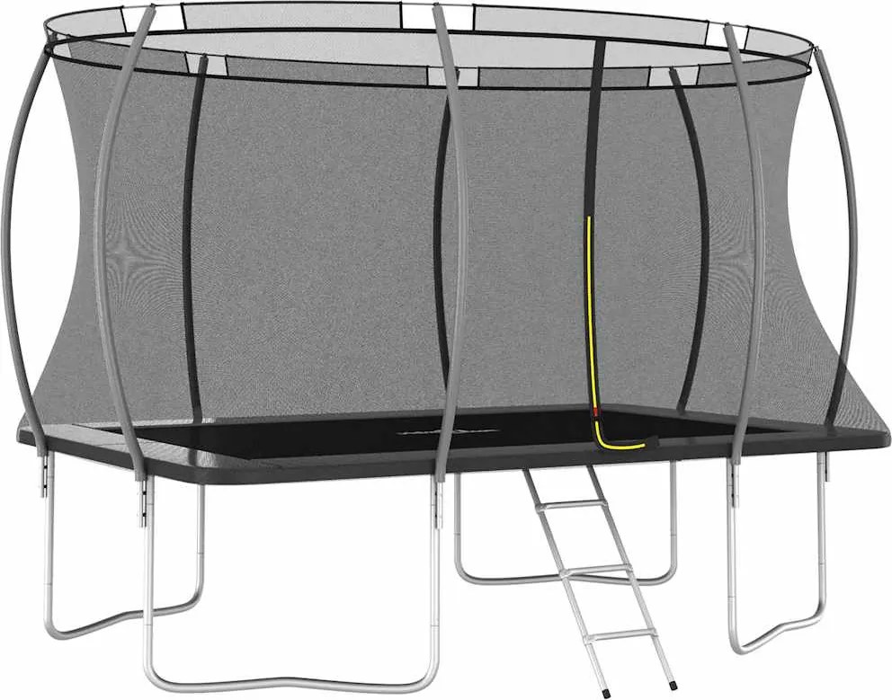 vidaXL négyszögű trambulinszett 335 x 244 x 90 cm 150 kg