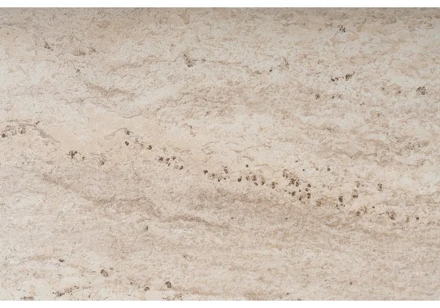 Dohányzóasztal Haldizen - Fekete, Travertine