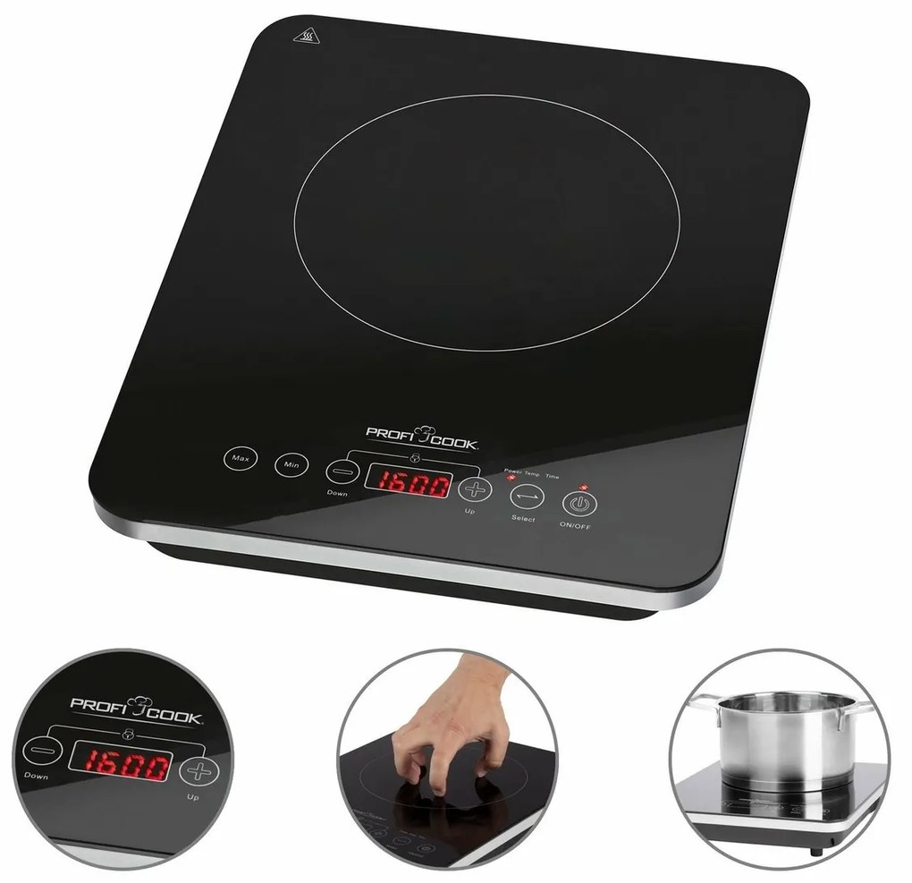 ProfiCook EKI 1062 egylapos indukciós főzőlap