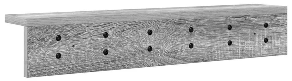 Fali Kabáthorog Szürke sonoma 60 x 10.5 x 10.5 cm Faanyag