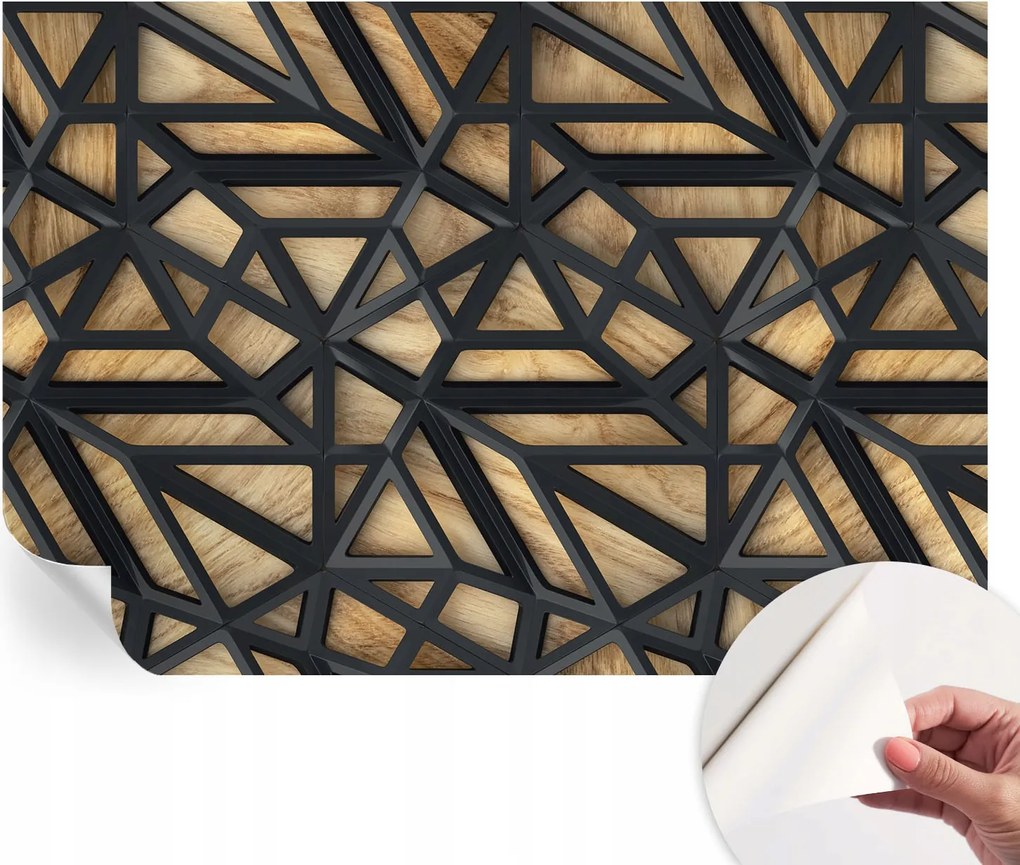 Fotótapéta Öntapadós Design Divatos Geometrikus kombináció 152x104