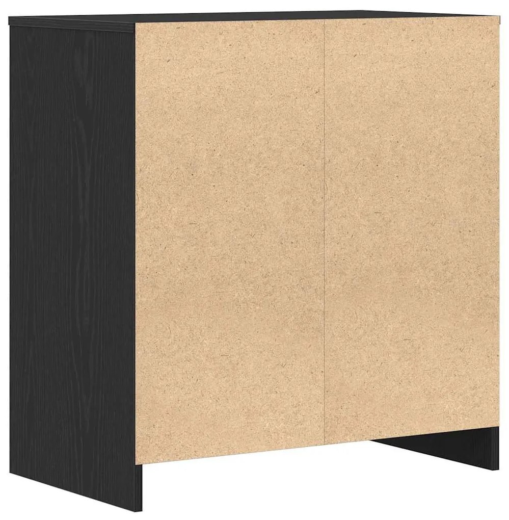 fekete tölgyfa tálalószekrény 70 x 41 x 75 cm