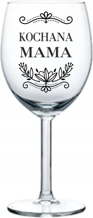 Nagy méretű Pohár alkoholhoz, borhoz! Ajándék Anyák napjára