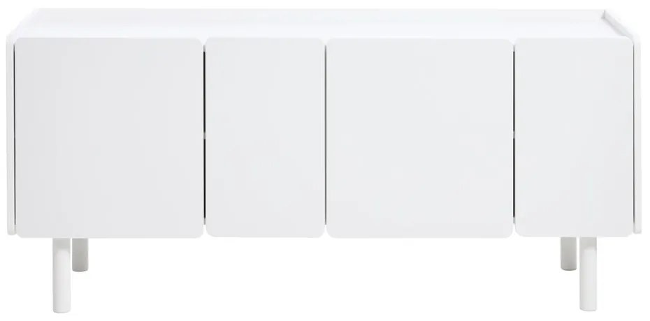 Fehér komód 160x70x45 cm Bera – Unique Furniture