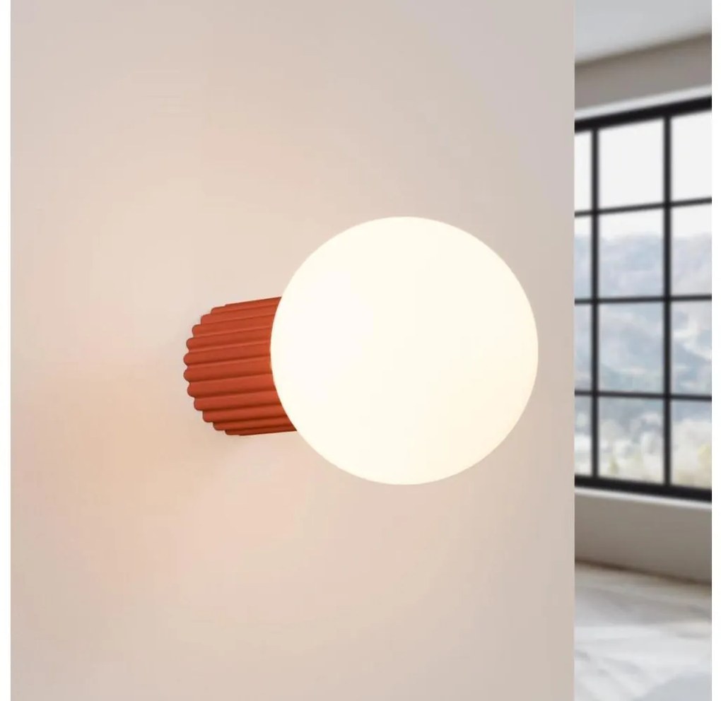 Sollux SL.1727 - Fürdőszobai fali lámpa HALO 1xG9/8W/230V IP44 narancs