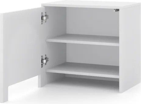 ARCO AR06 STOLIK NOCNY 1D BIAŁY/BIAŁY 5W