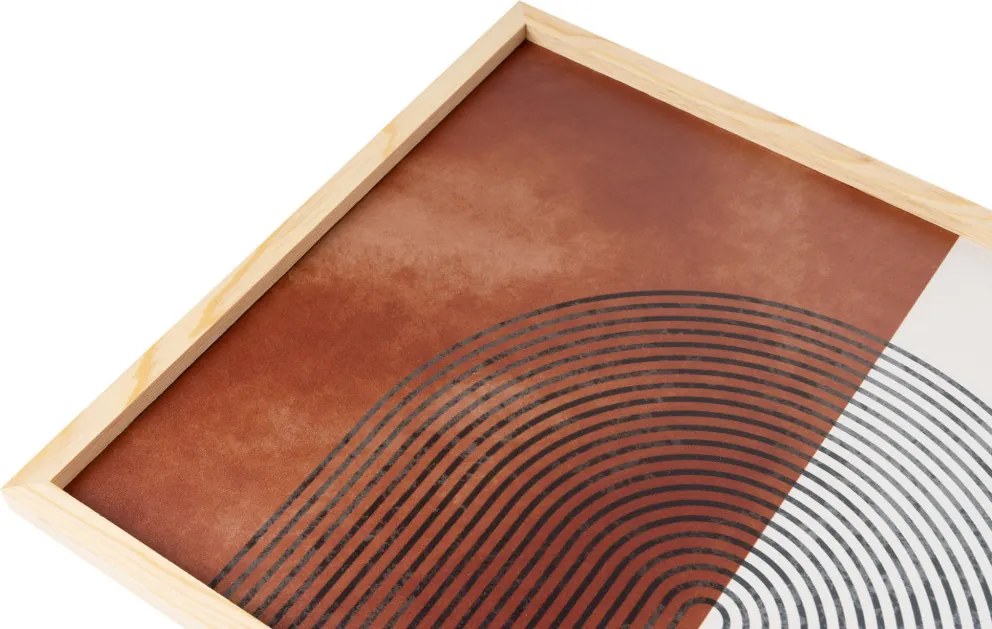 Huhu198 keretezett MDF falikép, 50 x 70 cm, 3 db-os szett