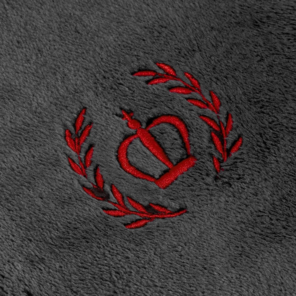 Fürdőköpeny Roger Women Grey Red XL