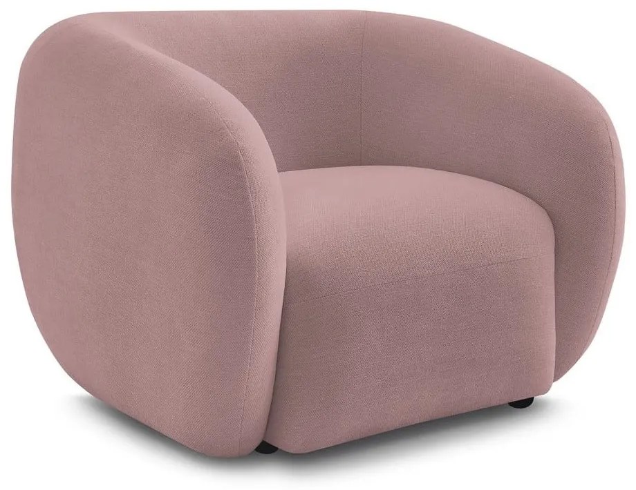 Világos rózsaszín fotel Celine – Bobochic Paris