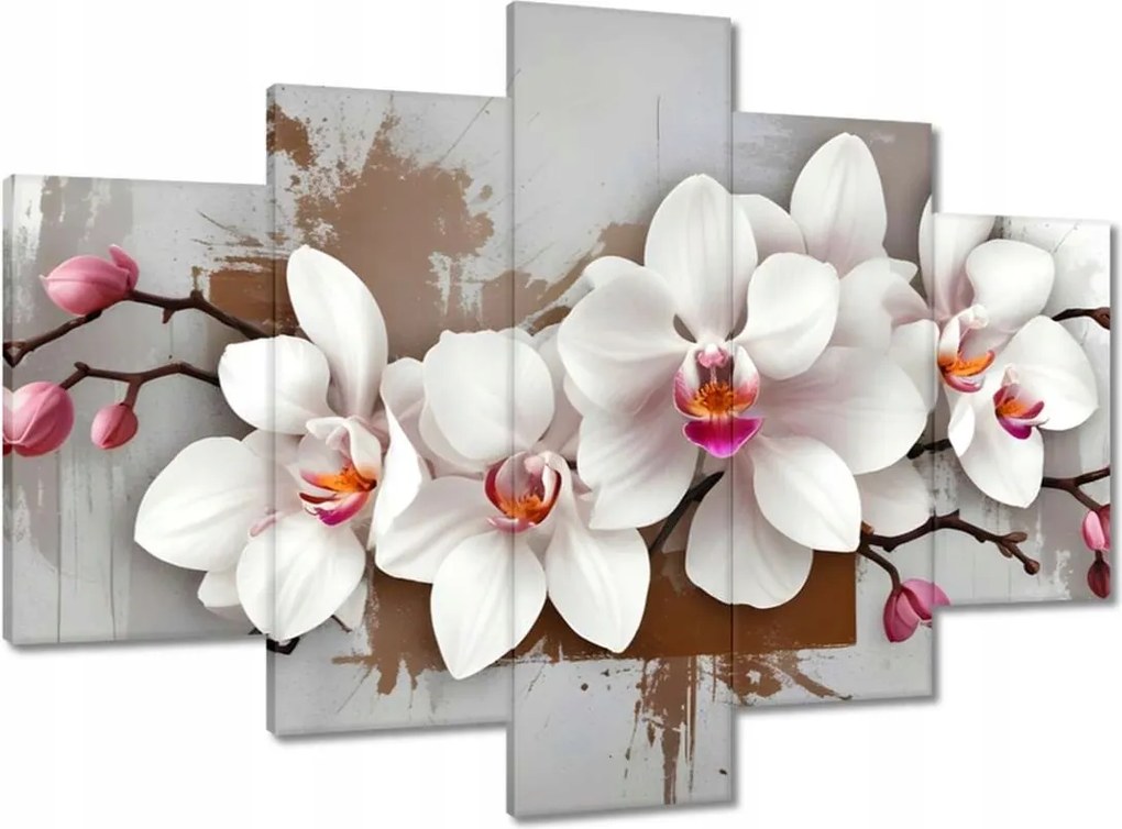 Festmények 150x105 Fehér orchidea