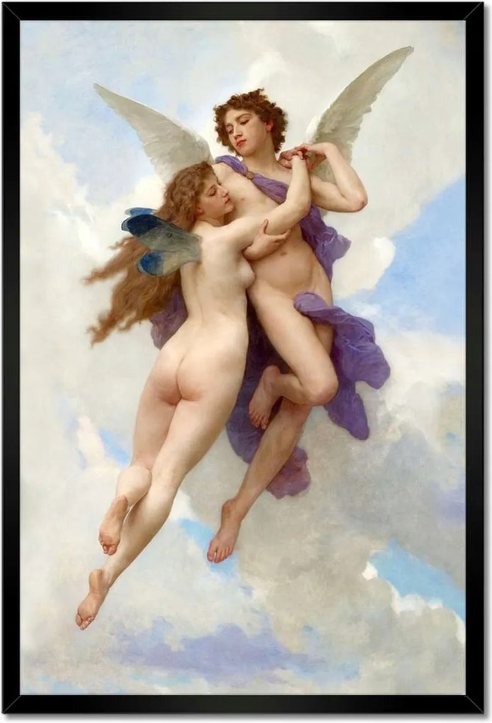 Poszterek keretben 40x60 Bouguereau Angyalok Szerelem