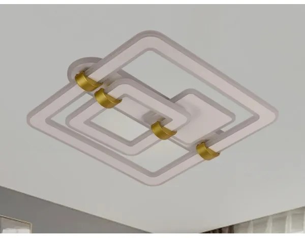 LED fényerőszabályozható mennyezeti lámpa LED/140W/230V 3000-6500K + távirányító