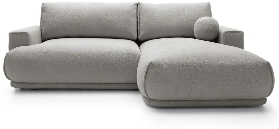 Sarokkanapé Dita mini (J) (világosszürke + fekete). 1100326