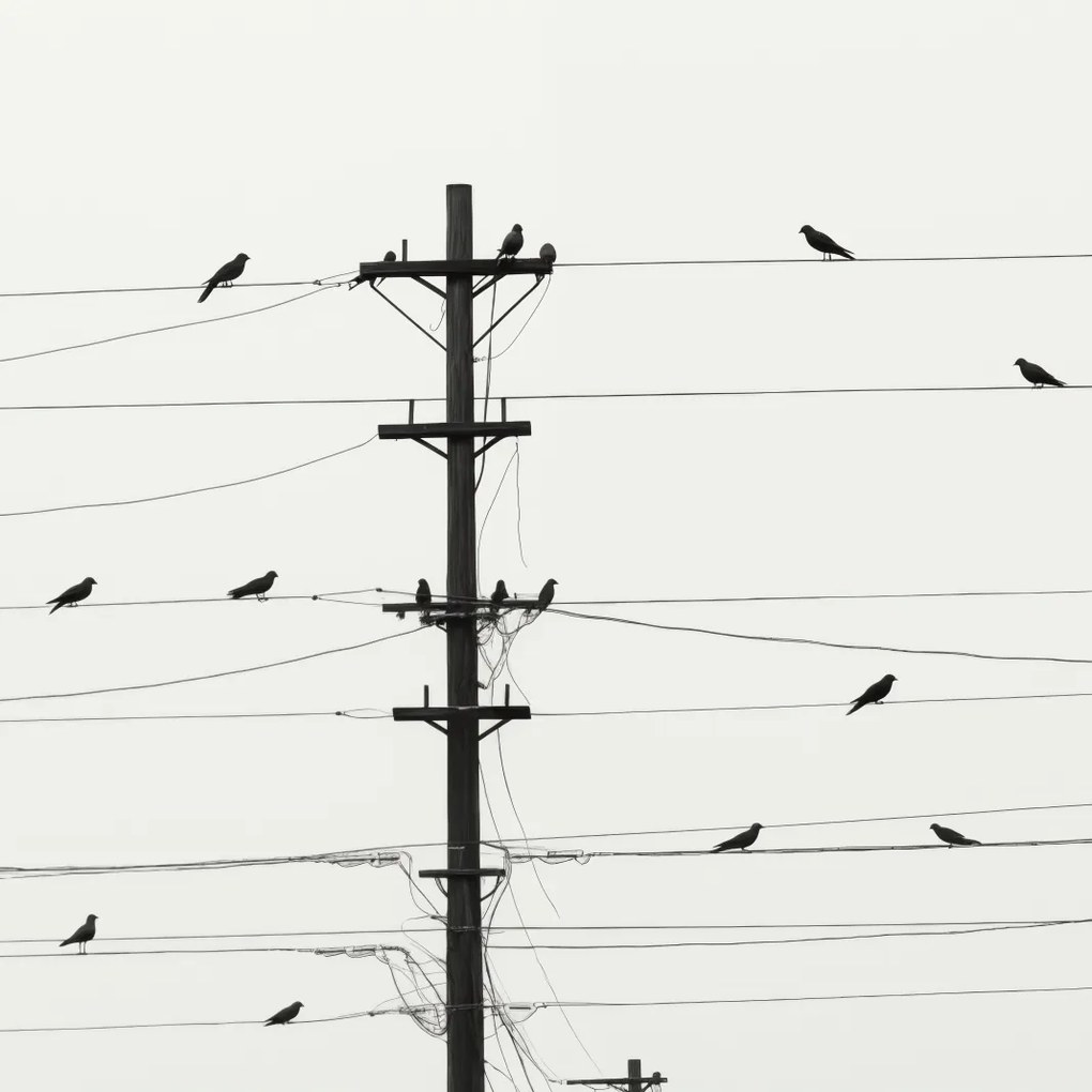 Poszter 20x20cm Szimfónia a drótokon