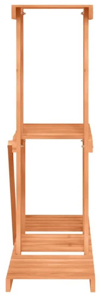 tömör fenyőfa virágtartó állvány 81 x 25 x 75,5 cm