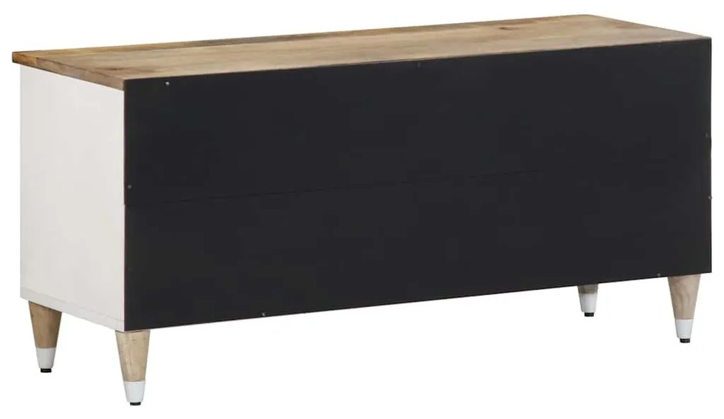 tömör mangófa TV-szekrény100x33,5x46 cm