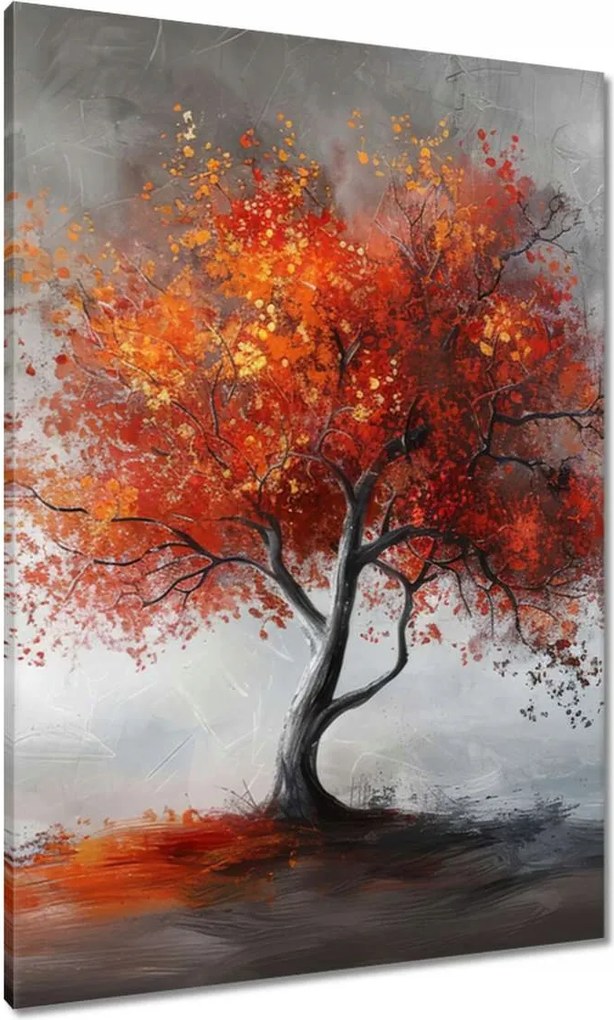 Vászonkép 70x100 Fa tüzes színekben