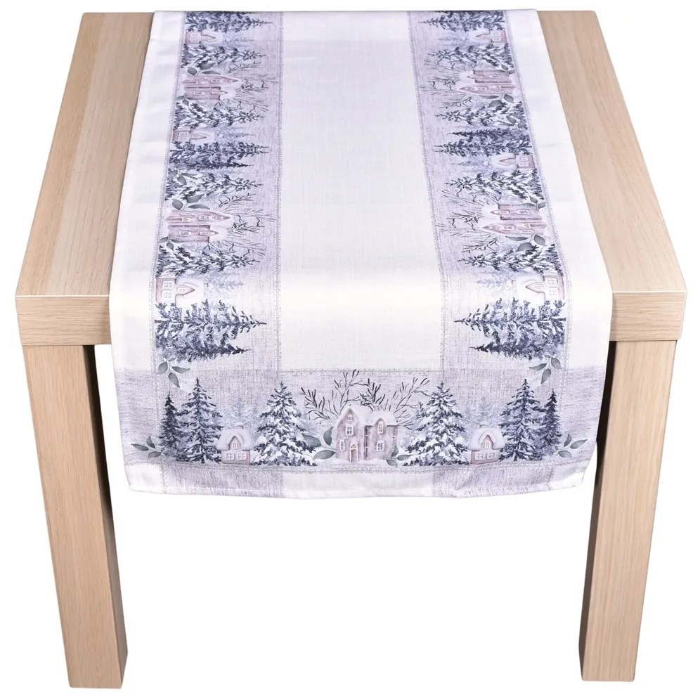 Karácsonyi futószőnyeg Téli nosztalgia, 40 x 90 cm