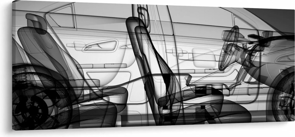 Kép - 3D-s autómodell (120x50 cm)