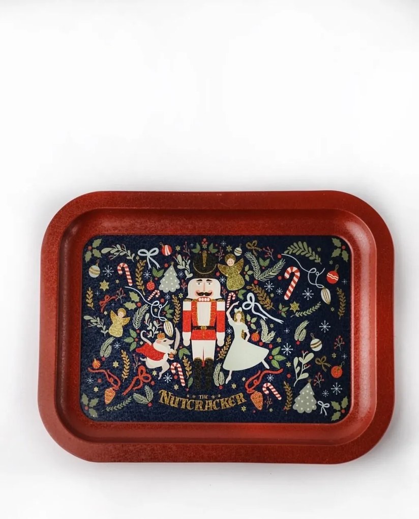 Fém tálca 23,3 × 30,7 cm