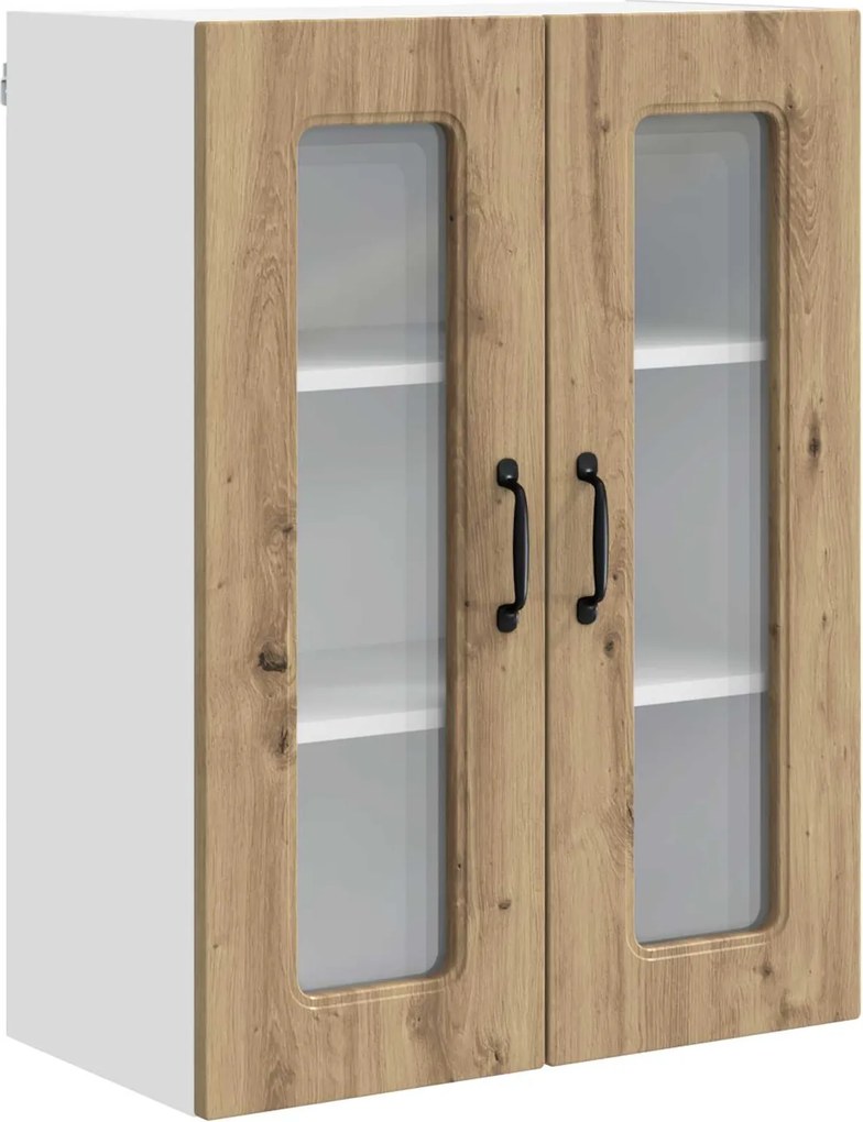 vidaXL Konyhaszekrény Kalmar Artisan tölgy 60 x 31 x 80 cm Faanyag