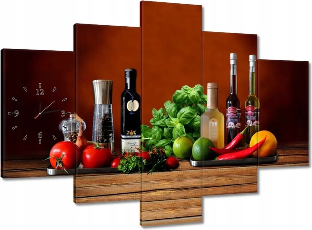 Faliórák 150x105 Zöldségek Gyümölcsök Fűszerek