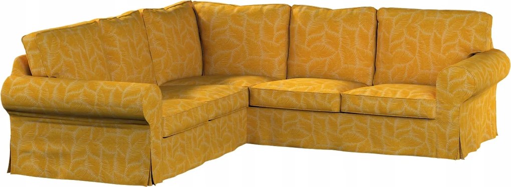 Ektorp Ikea sarokkanapé huzat, mézszínű