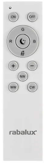 Rabalux 3510-LED RGB dimmelhető mennyezeti lámpa EVEREST LED/40W/230V Wi-Fi + távirányító