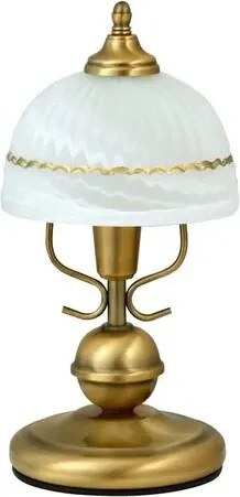 éjjeli lámpa e14 40w fehér/bronz flossi
