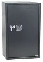 Bútorszéf elektronikus zárral, számbillentyűzettel és nyitókarral, 750 x 450 x 400 mm