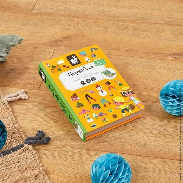Janod - MAGNETIBOOK mágneses interaktív készlet évszakokkal