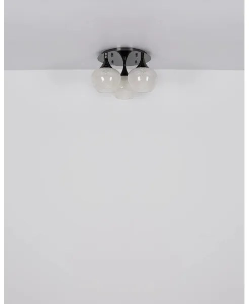 Globo 15548-3DK - Felületre szerelhető csillár MAXY 3xE27/40W/230V antracit