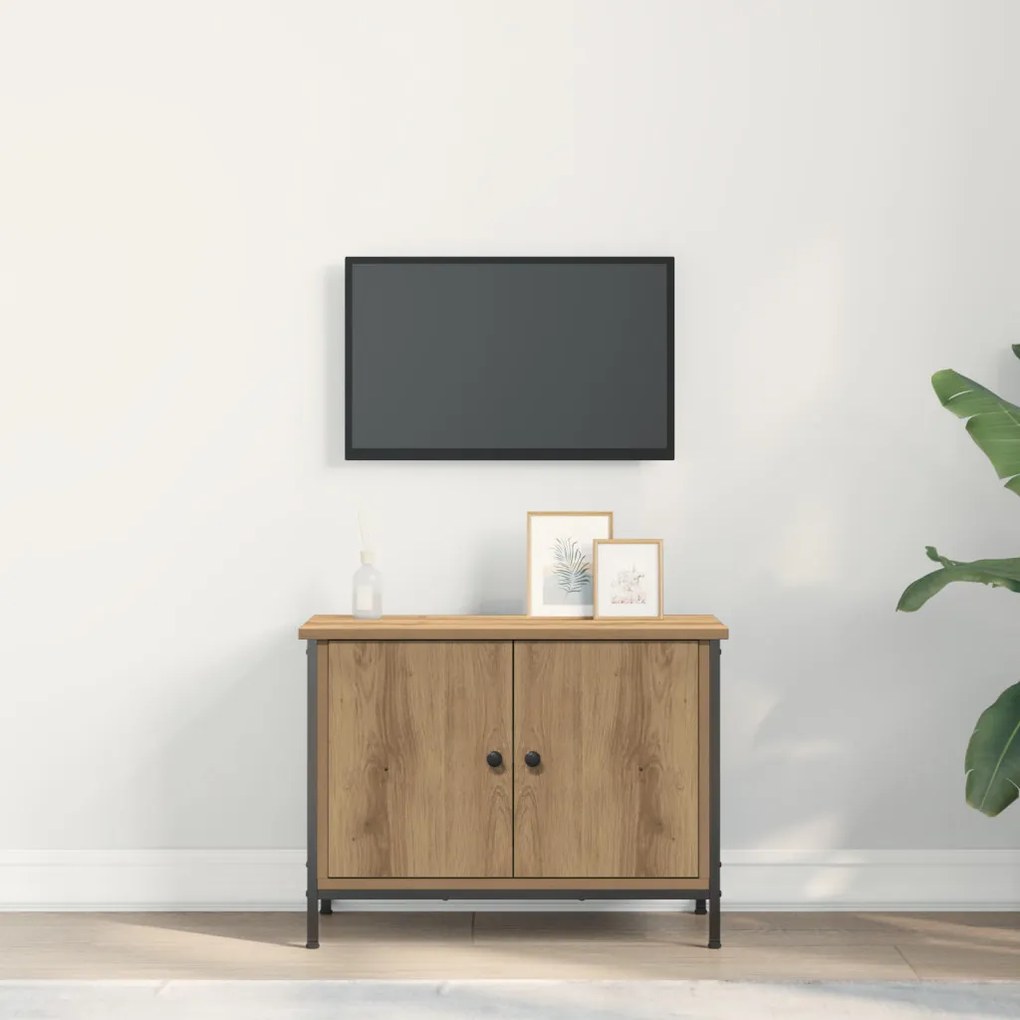 TV állvány Artisan tölgy Forgácslap 60 x 35 x 45 cm TV állvány