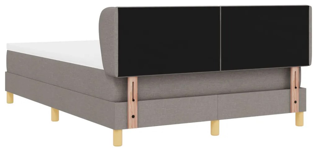 Boxspring ágy matraccal Taupe - 160x200 cm Szövet