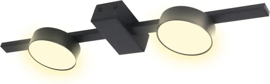 POLUX 326256 JOY Modern LED Mennyezeti Lámpa Fekete GX53 IP20