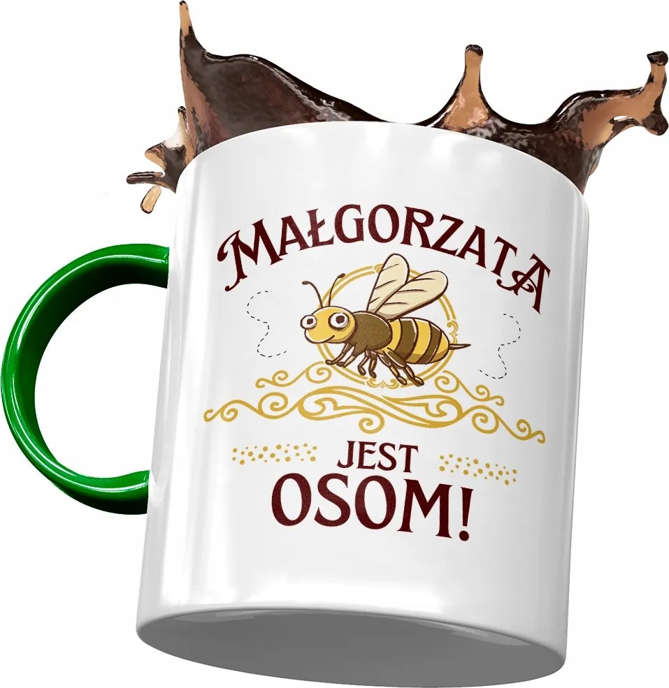 Zöld Bögre Margit Barátnőknek Ajándék Nyomtatott Fotóval