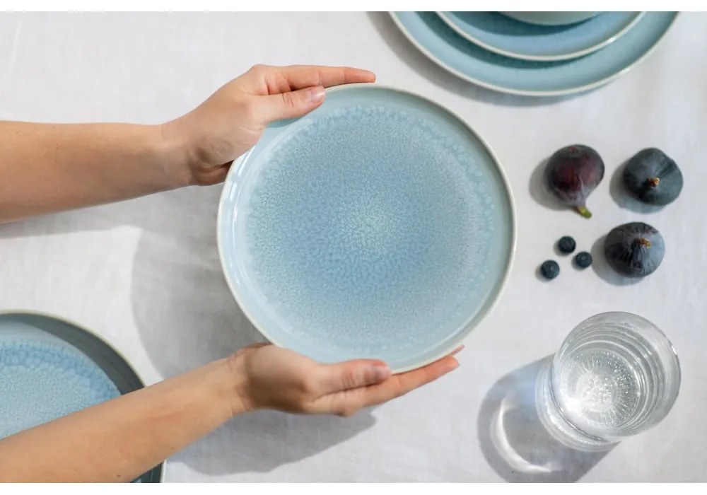Like Crafted 4 db-os türkiz porcelán tányér készlet - Villeroy & Boch