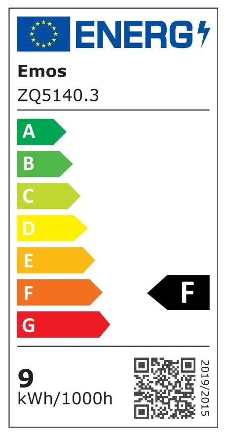 Classic Warm White 3 db LED izzó, A60, WW, 8,5W E27 - EMOS