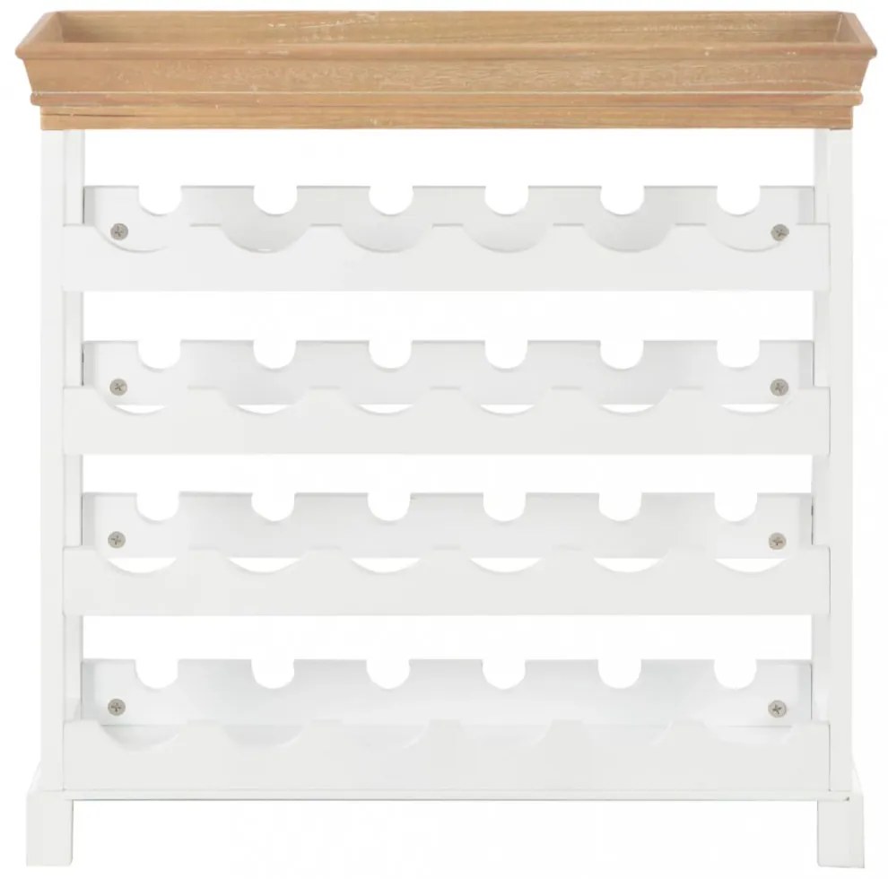 fehér MDF borszekrény 70 x 22,5 x 70,5 cm