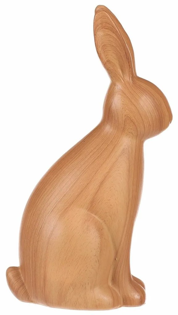 Polirezín dekoráció Nyúl, nagy figura, 12 x 7 x 21cm