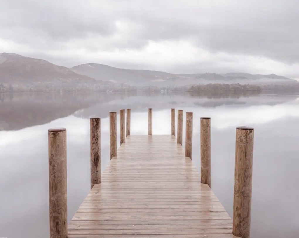 Poszter 76x60,5cm Móló Derwentwater 2, Assaf Frank