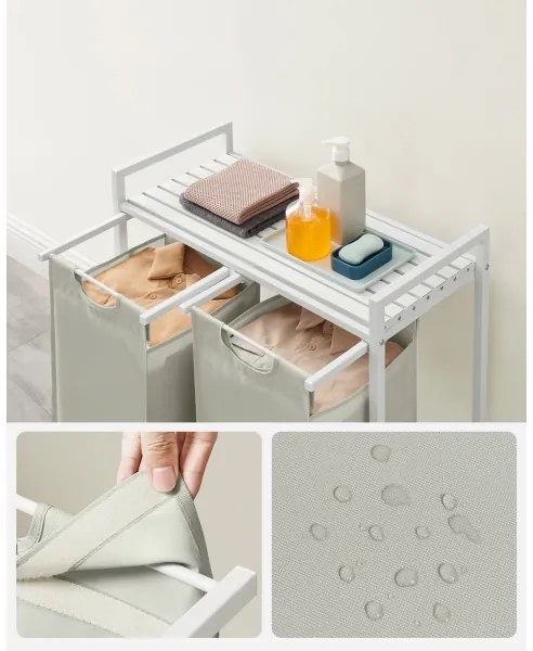 REX fehér szennyeskosár