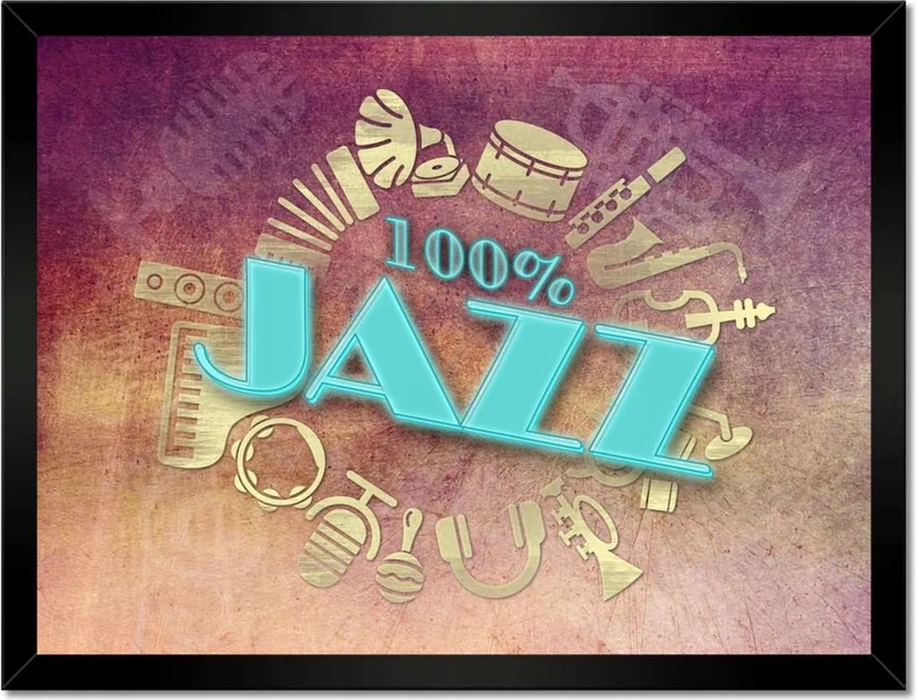 Poszterek keretben 40x30 100 % Jazz