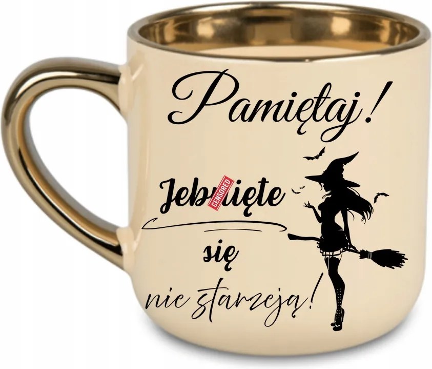 Elegáns bögre Ne feledd, a nem öregszenek Ajándék 400 Krémszínű