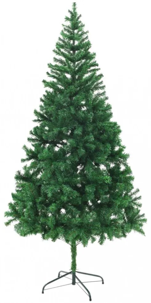 megvilágított műkarácsonyfa 910 ággal gömb szettel 210 cm