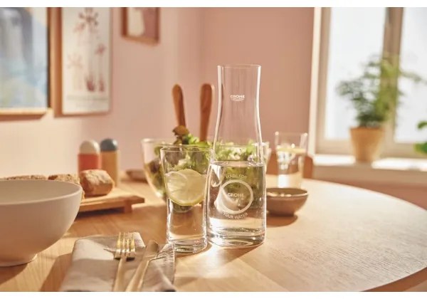 GROHE 40437000 - 6 db-os pohárkészlet, kék, 250 ml, kristály/átlátszó