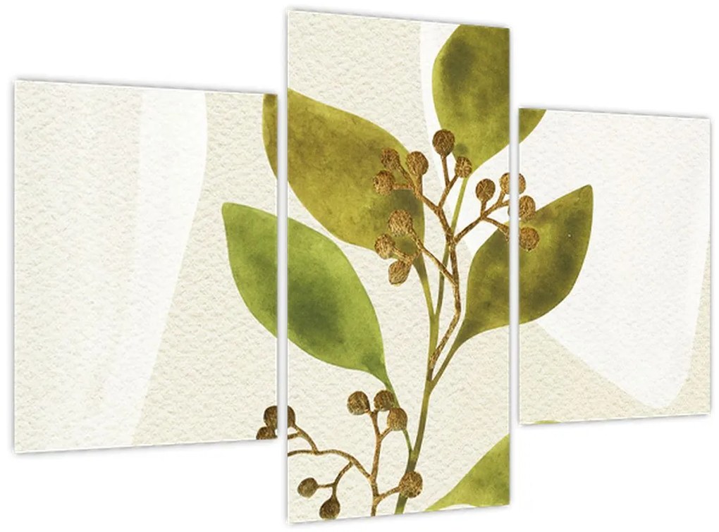 Kép - Akvarell ág N⁰1 (90x60 cm)