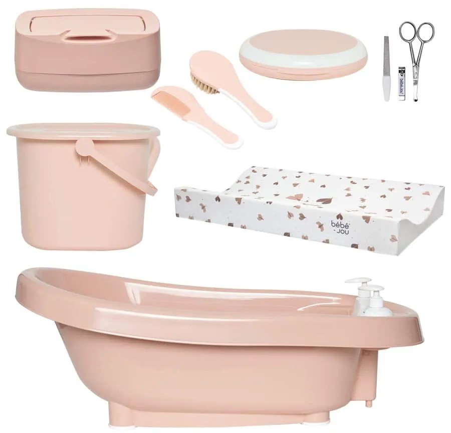 Komplett Bébé-jou fürdőtermokészlet de Luxe Fabulous Pale Pink